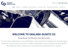 Tablet Screenshot of gralnekdunitz.com